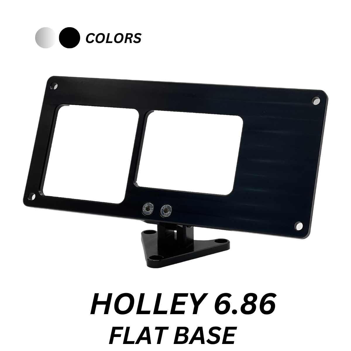 Holley 6.86” Dash Flat Mount